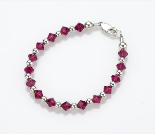 B3s Regal Ruby Bracelet - Small - 3-9 Months - 4.5 Inches