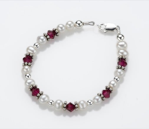 P7s Rose Petals Bracelet - Small - 3-9 Months - 4.5 Inches