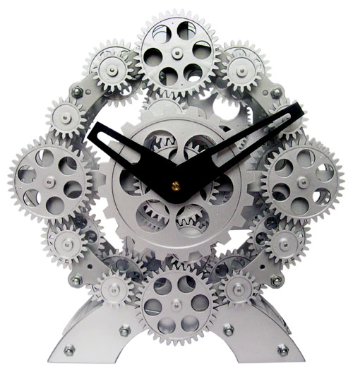 Maples TCL06-333 Moving-Gear Desktop Clock