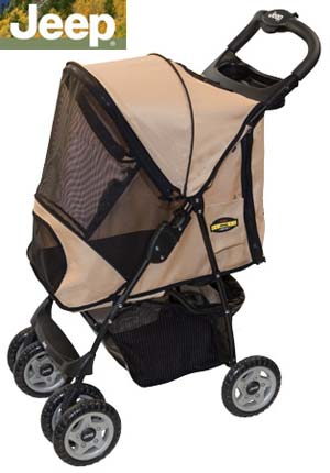 Click here to buy Pet Gear JP8144SS Wrangler Stroller In Sandstone by Pet Gear.