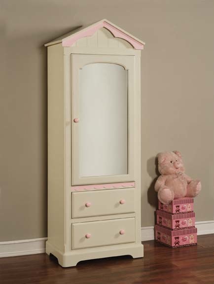 Dolls House - Powell 292-554 Doll House 2-Drawer- 1-Door Cabinet