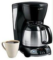 Mr. Coffee TFTX85 Mr. Coffee 8-Cup Thermal Programmable Coffee Maker Black