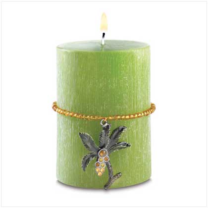 TROPICAL SAFARI CANDLE W/CHARM