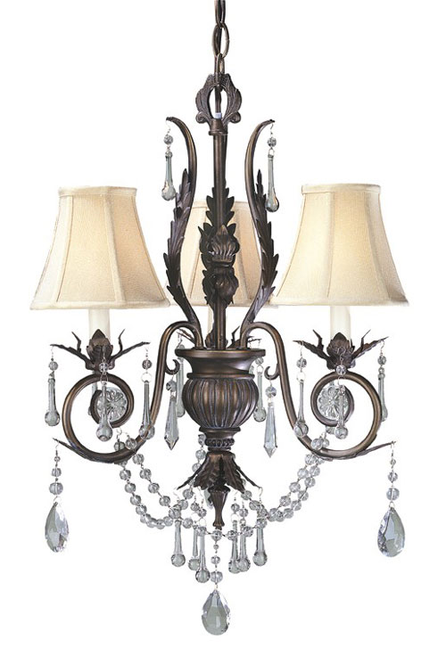 UPC 897821001237 product image for World Imports 750-62 - Berkeley Square Three Light Chandelier in Weathered Bronz | upcitemdb.com