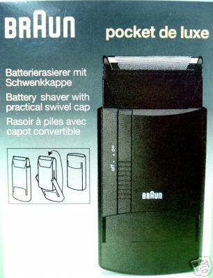 Braun Shaver - Braun 5524 Battery Operated Men's Shaver Pocket De Lux