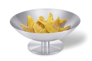 30692 Sfera Snack Bowl 3.5 High 7.9 Inch Diameter- Stainless Steal