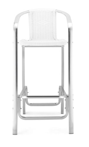 Bar Chairs - Zuo Barstools 700111 Muse Bar Chair White - 2 Pack