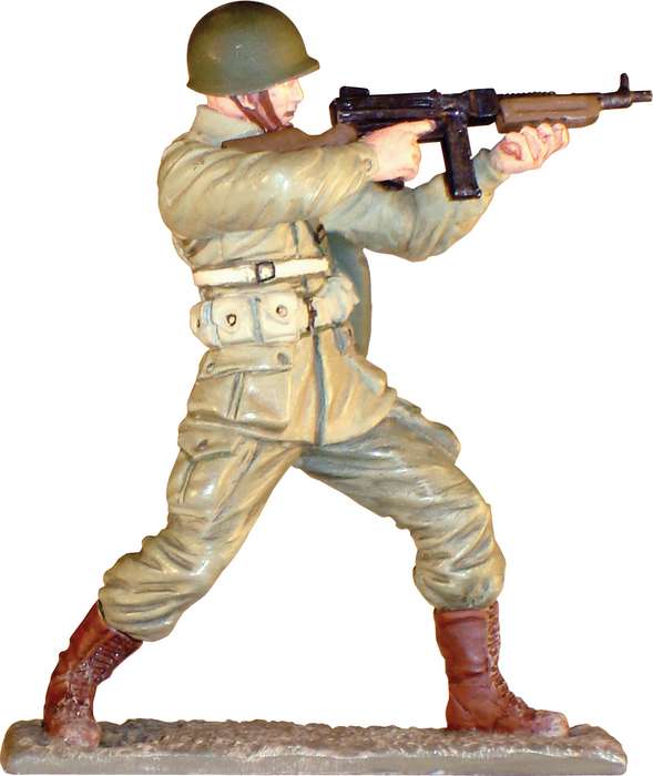 Daron Worldwide Trading CG59110 Corgi Us Army Paratrooper 1/32