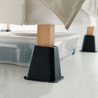 Bath Products - CREATIVE BATH PRODUCTS GBR01BLK BLK BED RISER BLACK Case Of 6