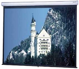 DaLite Model C Manual Wall and Ceiling Projection Screen 72 x 96 Matte White 120 Diagonal