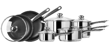 Kinetic 29018 StainlessSteel Cookware Set  11 Piece