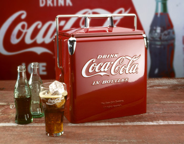 American-Retro RP-7011 Classic Picnic Cooler-Coca-Cola