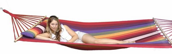 Bliss Hammocks BH-404 Bliss Tequila Sunrise Hammock With Pillow - 48 Inches Wide