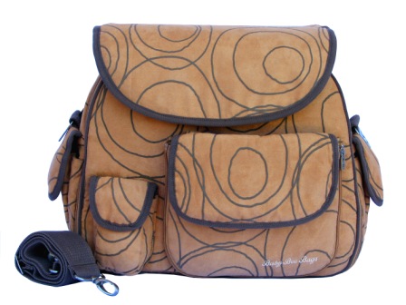 Baby Bee Bags A1-SDD15 Elgan Diaper Bag - Brown... by Baby Bee Bags