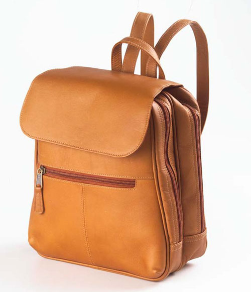 Clava 202 Flap Organizer Backpack - Vachetta Tan