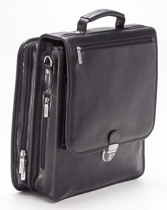 Clava 4057 Upright Vertical Brief Tuscan Black