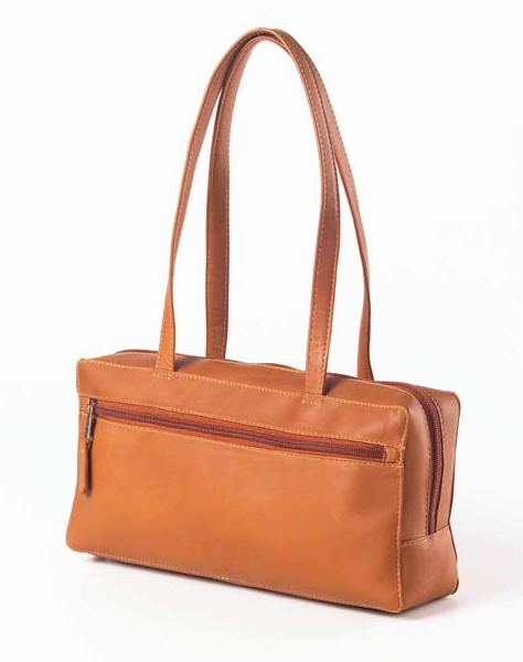 Clava 794 Rectangular Zip Shopper - Vachetta Black