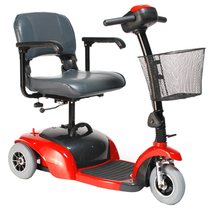 3 Wheel Scooters - ActiveCare SPITFIRE3 Spitfire 3-Wheel Scooter - Red