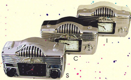 Centric MCR6S Retro Chrome MiniClock