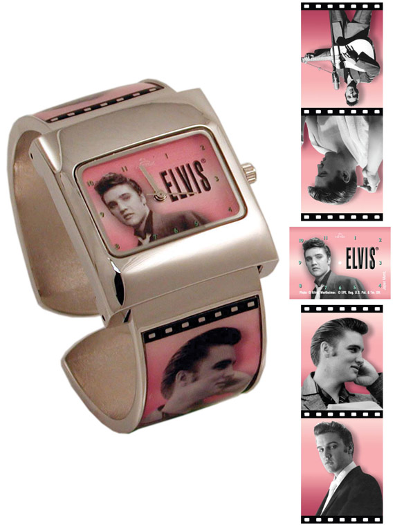 Centric HWBAEP2 Elvis Pink b/g Bangle Watch