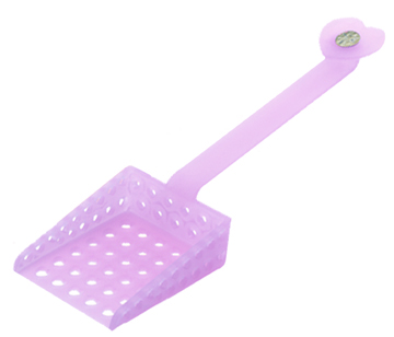Cats Rule 00563PP Perfect Litter Scoop - Pink Petal Square