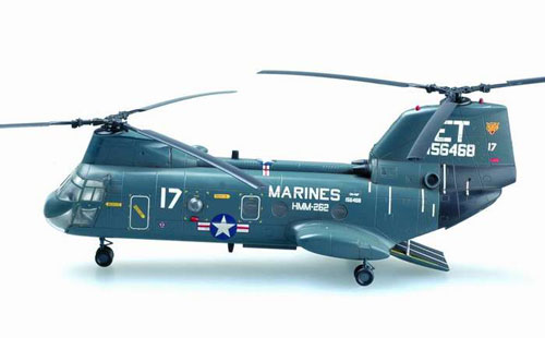 Daron Worldwide Trading EM37002 Easymodel CH46F Usmc Flying Tigers 1/72