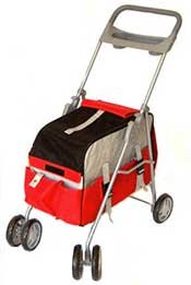 PetZip PEZ-S1202NB Stroller - 3 in 1 Pet Carrier/Stroller - Navy Blue - Pet Up To 25 lb