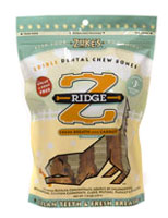 Zukes ZU81126 Z-Ridge CARROT Fresh Breath-Medium Dogs 26-80 lbs - 7.75 oz - 3 Bones