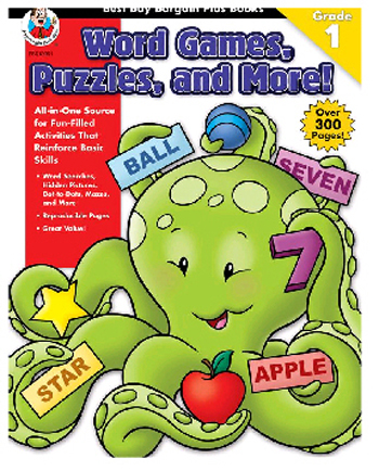 Games And Puzzles - Trend Enterprises FS-013951 Word Games Puzzles And More Grades 1