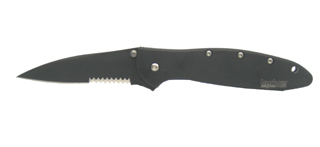 1660CKTST Leek Black Serrated Knife with 3" Blade