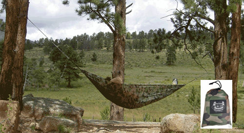 The Travel Hammock Camo Ultralight Hammock