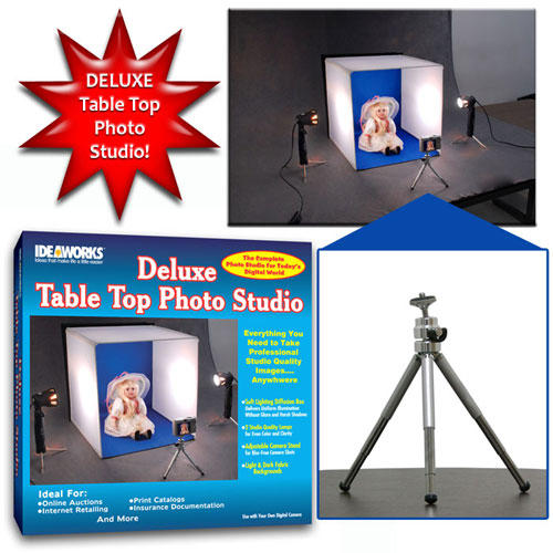 Deluxe Table Top Photo Studio - Photo Light Box