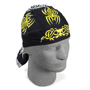 Zan Headgear Z487 Flydanna, 100 Percent Cotton, Tribal Spider II by Spider II