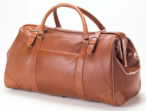 Clava 97554 Doctor's Bag Style Duffel - Tuscan Tan