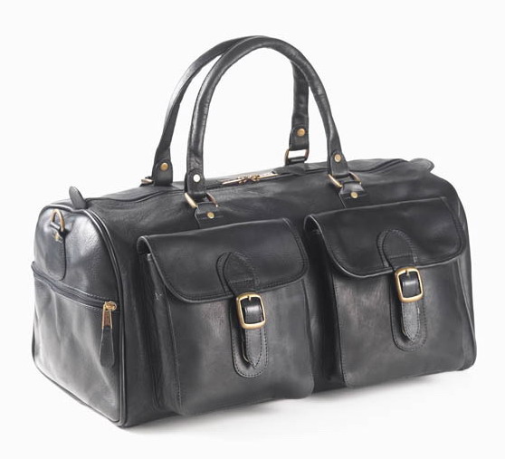 Clava AG-07 Two Pocket Duffel - Vachetta Black