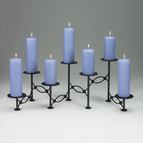 Minuteman International Co. 304115 Accordian Candelabra Candles Not Included No Cup Pins