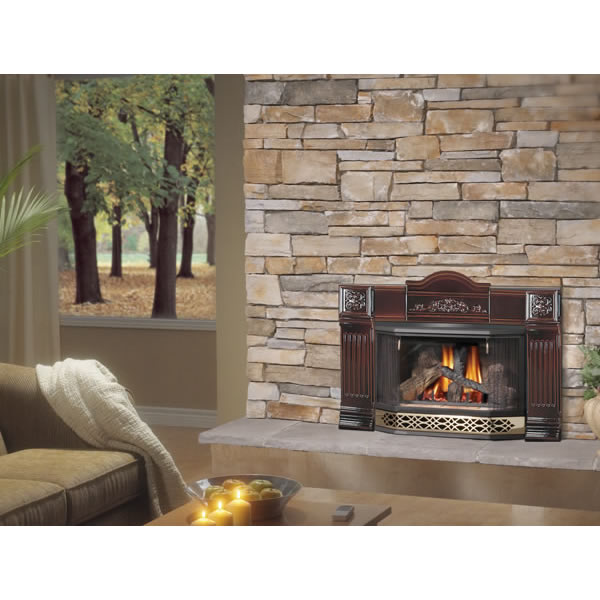 Chimney 57294 GDI-30N Direct Vent Gas Fireplace Insert Natural Gas Minimum Fireplace Opening 28 x 21.75 Inchh x 18 Inchd