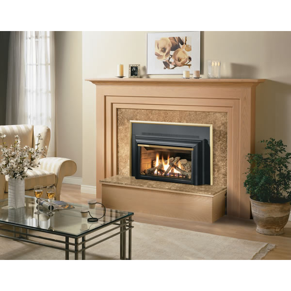 Chimney 57270 GDIZC-N Direc Vent Natural Gas Fireplace Insert Minimum Fireplace Opening 25x14.5 Inchhx11 Inchd