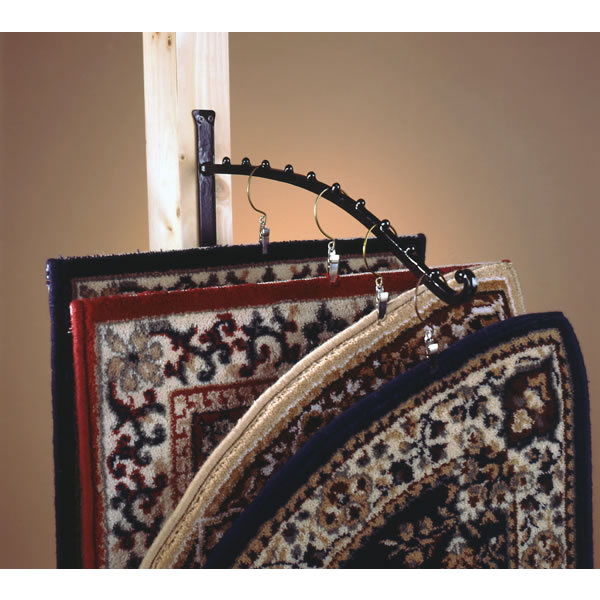 Chimney 71190 Minuteman Rug Hanger with wall Bracket Holds 10 Rugs