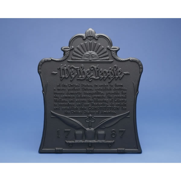 Chimney 70128 Pennsylvania Fireback We The People 18 x 21 Inchh 41 lbs