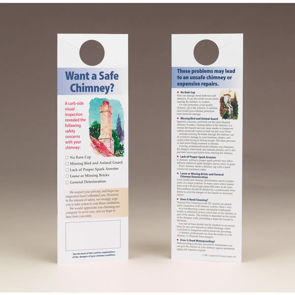 Chimney 99270 Safe Chimney Door Hanger Pack of 100
