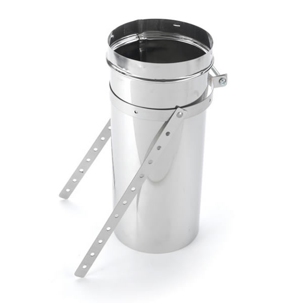 Chimney 69214 Simpson 6 Inch DuraLiner Slip Connector and Hanger