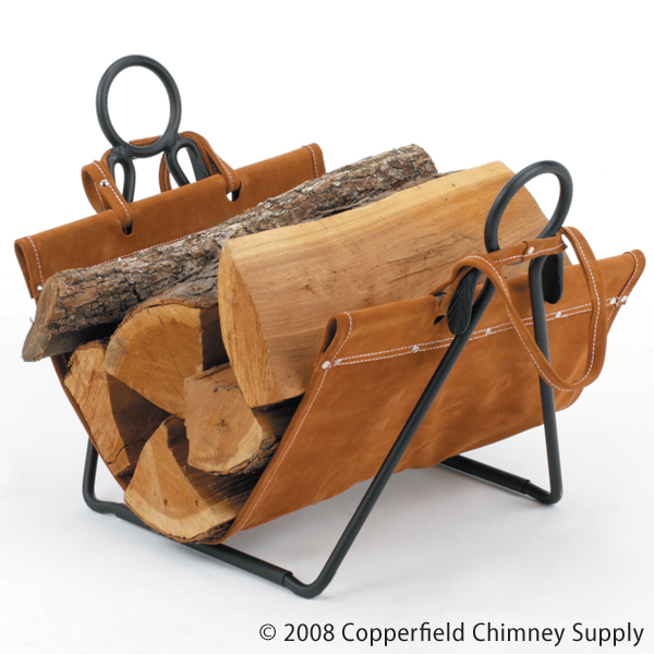 Chimney 61268 Woodfield Black Log Rack With... by Copperfield