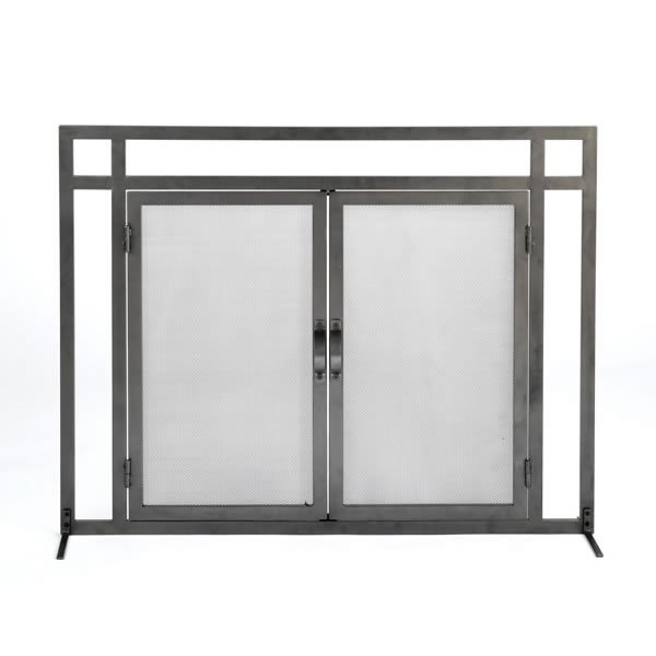 Woodfield 61239 Wrought Iron Vintage Iron Fireplace Screens Screen Fireplace