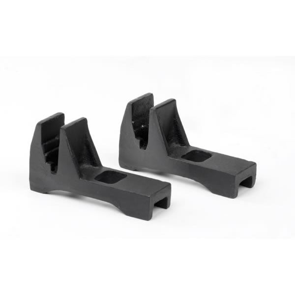 Chimney 61096 Woodfield Small Boots For Fireback - Set of 2 2.5 x 4.25 Inchh x 8 Inchl