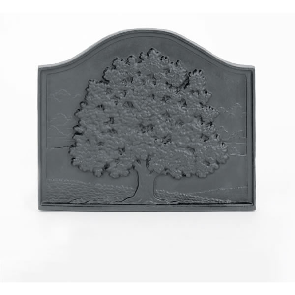 Chimney 61094 Woodfield Small Oak Cast Iron Fireback Current Year Date