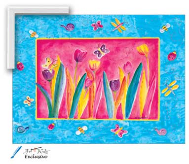 Art4Kids GA21267 Butterfly Garden - Gallery Frame Creative Canvas