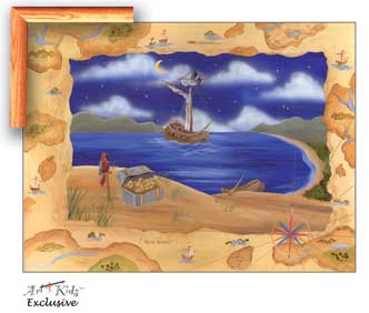 Art4Kids HE41009 Treasure Island - Heritage Frame,... by Art4Kids