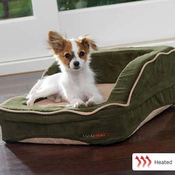 Heated Pet Bed - Dolce Vita DV40301 Dolce Vita Therabed Heated Pet Bed - Rectangular X-Small 20" X 16"