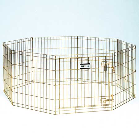 Midwest Metals 54024 Gold Zinc Exercise Pen 24W X 24H